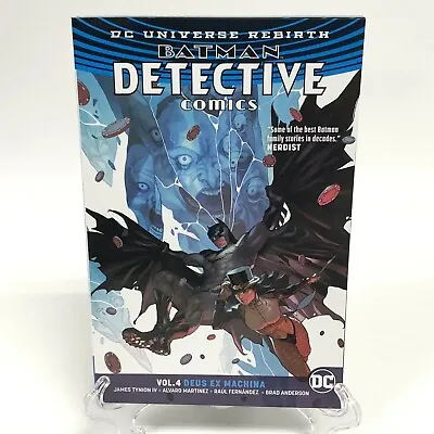 Batman Detective Comics Vol 4 Deus Ex Machina New DC Comics TPB Paperback • $9.95