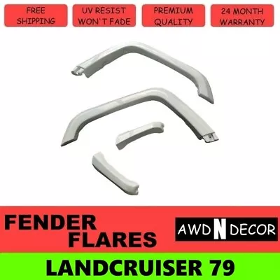 Fender Flares To Suit Toyota Landcruiser 79 Series 2007-2022 Workmate Front Kit • $249.99