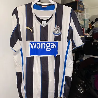 Newcastle United  Puma Large Home Football Jersey Shirt Wonga Soccer • $39.99