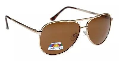 G&G Men Women Aviator Sunglasses Metal Frame Black Brown Green Spring Loaded • $29.99