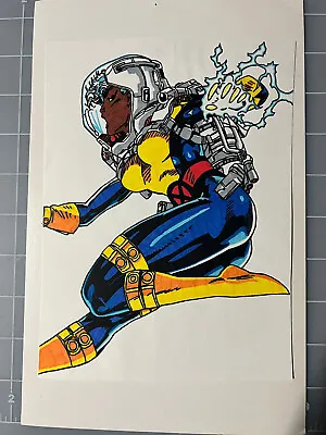 Storm Drawing (Marker) X-Men #99 Marvel Comics 1976 Chris Claremont 1st Black To • $175