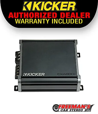 Kicker 46CXA8001 Car Audio Class D Amp Mono 1600W Peak Power Sub Amplifier  • $239.96