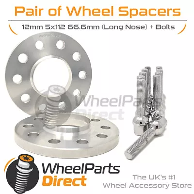 Spacers & Bolts 12mm For Merc E-Class E55 AMG W210 98-02 On Original Wheels • $67.81