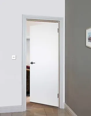 White Flush Internal Fire Fd30 Door Modern Rrp£150 926 33”x78” 44mm  Commercial • £59