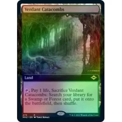 FOIL VERDANT CATACOMBS (EXTENDED ART) Modern Horizons 2 Magic MTG MINT CARD • $32.49