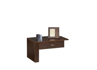 Bedside Table Cabinet Shelf Solid Console Bedroom Real Wooden New Brown Colour • £349.82