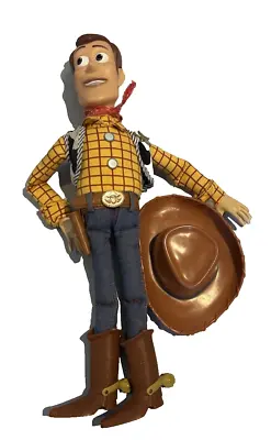 Toy Story Talking Sheriff Woody DIsney Store Pixar Doll Hat 16  Tested Working • £22.99