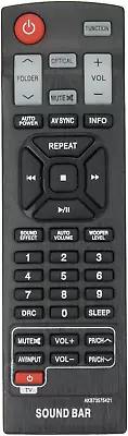 AKB73575421 Replacement Remote Control Fit For LG Soundbar B3510A LSB316 NBN36 N • $18.99