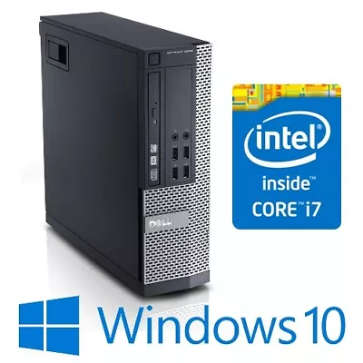 Dell Optiplex 9020 SFF I7 4770 8G/16G 500G SATA/128G/256G/480G SSD Win 10 Pro  • $189