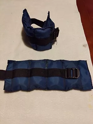 Two 1 Lb Exercise Weight Belt For Arms Or Ankles. Blue  • $10.99