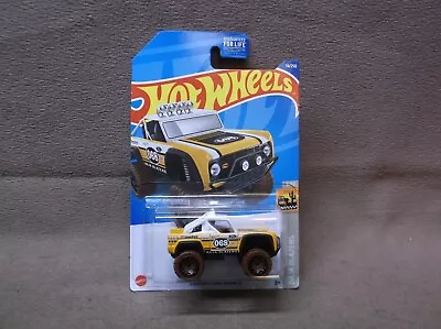 Hot Wheels Yellow 2022 #74 1972 72 Custom Ford Bronco 4x4 Baja Trail Mud Racer • $4