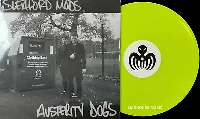 SLEAFORD MODS LP Austerity Dogs NEON YELLOW Vinyl NEW UNPLAYED McFlurry Fizzy • $48.30