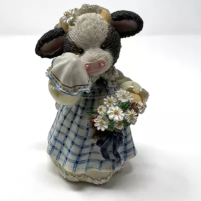 Mary's Moo Moos Milk Maid Of Honor Cow Wedding Figurine • $10.55