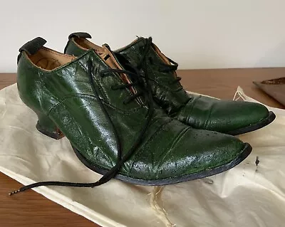 Paul Harnden Shoes Uk 4.5 Green Laced Oxford • $750