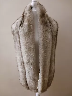 Gorgeous Vintage Large Silver Fox Fur Stole/Wrap  Annis Furs New York - Detroit • $285