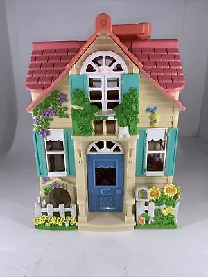 Fisher Price Doll House Country Cottage Sweet Streets Loving Family Mattel 2000* • $24.99