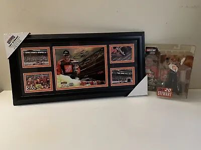 NASCAR Tony Stewart Memorabilia Lot - Autographed Plaque & McFarlane Figure • $44.99