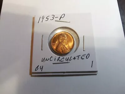 A Bu 1953-p Wheat Penny  • $2.25