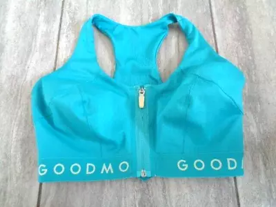 Marks And Spencer Goodmove Turquoise Sports Bra Top  Workout Vest 36DD • £5.50