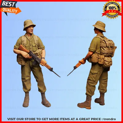 1/35 Resin Figure Model Kit Australian Soldier Vietnam War Infantryman Unpainted • £15.56
