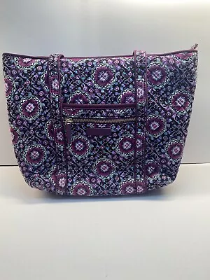 Vera Bradley Large Purple Lilac Tote Bag 15 W • $22.99