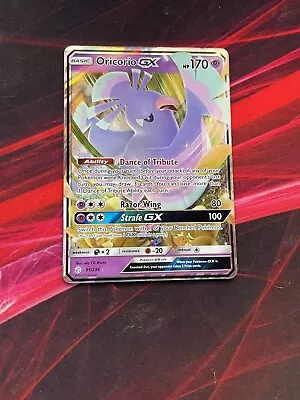 Pokémon TCG Oricorio GX Sun & Moon - Cosmic Eclipse 95/236 Holo Ultra Rare • $1.75