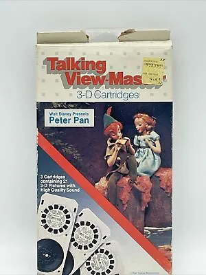 Talking View-Master Cartridges 3-D Walt Disney Peter Pan Cartoon Ch5 • $25