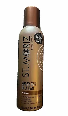 1x St Moriz Advanced Spray Tan In A Can Fast Drying Fake Tan Medium (150ml) • £9