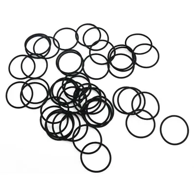 Nitrile Rubber O Rings 2mm Cross Section Black 8mm-80mm OD Oring O-Ring Metric • £1.91