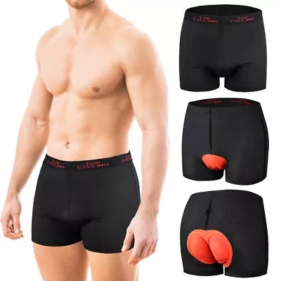 Cycling Shorts Men 3D Padded Gel MTB Bike Shorts Mountain Bicycle Short Pants • $13.99