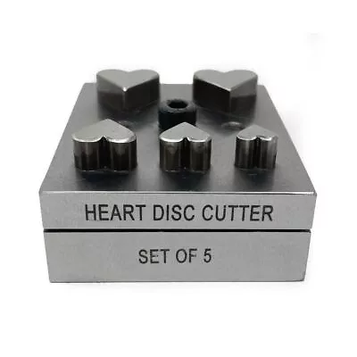 Heart Disc Cutter Jewellery Forming Metal Cutting Tool Locket Pendant Shapes • £164.99