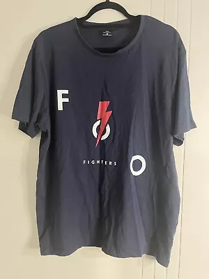 Foo Fighters T-Shirt Navy Blue Size XL 2020 25th Anniversary • $25.99