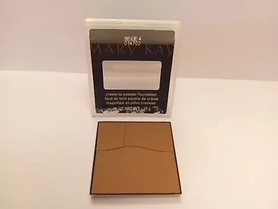 Mary Kay Creme To Powder Foundation Beige 4 New Slightly Damaged (Cracked) • $17.77