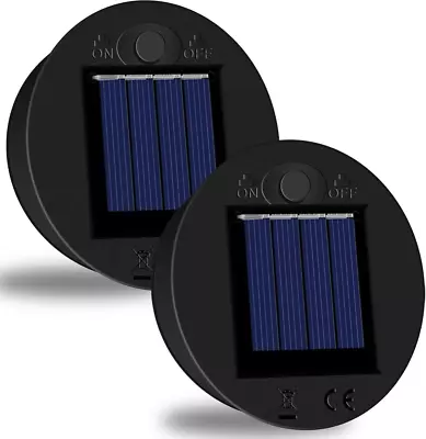 2 Pack Replacement Solar Light PartsSolar Lights Replacement Top 8 Lumens Sola • $12.80