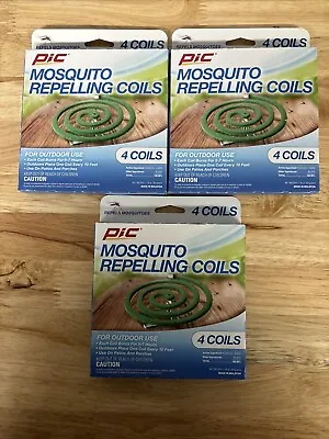 PIC Citronella Mosqu Repelling Coils (3 Packs) 12 Coils • $11.95