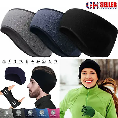 £0.99 • Buy Unisex Soft Fleece Running Headband Winter Warmer Ear Muff SKI Snowboard Outdoor