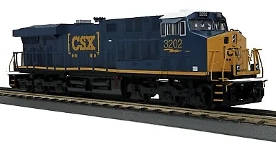 MTH 30-20976-1 RAILKING CSX ES44AC #3202 BOXCAR LOGO SCALE W/PS3 - NEW • $425