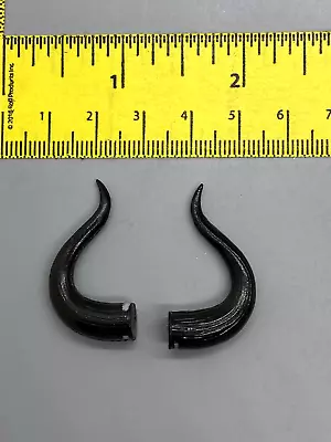 Black Horns Spikes For Helmet Head Part Mythic Legions Deluxe Barbarian Builder • $25.63
