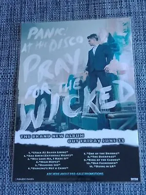 Panic At The Disco - Pray For The Wicked - Laminated Promo Poster • $15.95