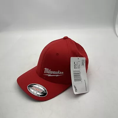 Milwaukee Flexfit Red Fitted Hat S/M 504R-SM • $24.95