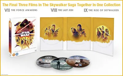 £14.99 • Buy Star Wars Trilogy: Episodes VII, VIII And IX [12] DVD Box Set