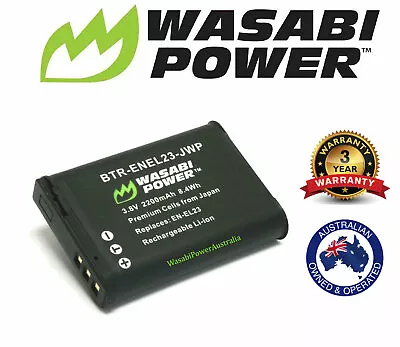 Wasabi Power Battery For Nikon EN-EL23 And Coolpix S810c B700 P600P610P900 • $29.98