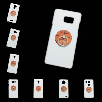$9.24 • Buy For Phones 3D Cute Basketball Finger Ring Holder White Back Hard Skin Case Cover