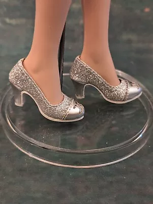 Ellowyne Wilde Silver Glitter High-heel Shoes • $25