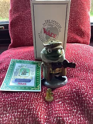 Wade: Wind In The Willows Toad Figurine. Collectors Club Membership Piece 2000 • £10