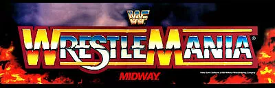 WWF Wrestlemania Arcade Marquee For Header/Backlit Sign • $15.75