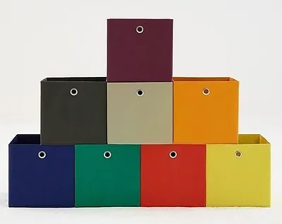  MEGA3  Canvas Storage Boxes/Drawers Various Colours • £7.50
