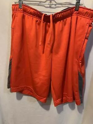 Russell Athletic Men's Orange Dri-power 360 XL 40-42 Shorts • $9