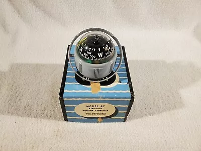 Vintage Airguide Marine Compass Model No. 87 Box Boat Ship Nautical Navigation • $59.95