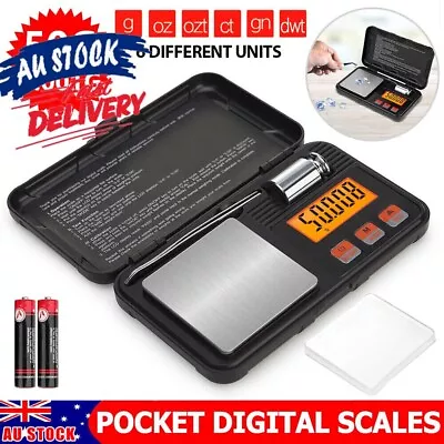 Mini Pocket Digital Scales 200g/0.01g Grams Jewellery Gold Weighing AU • $21.48